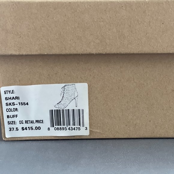 Joie Shari Laser Cut Heel In Buff - Picture 6 of 6